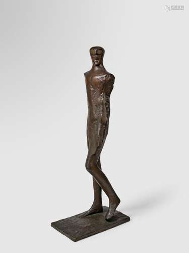 【*】Dame Elisabeth Frink R.A. (British, 1930-1993) Man with G...