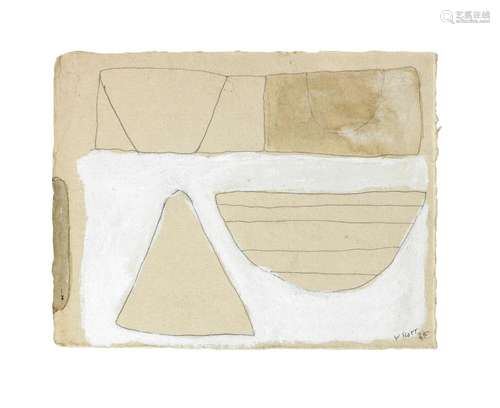 【*】William Scott R.A. (British, 1913-1989) Untitled 20.3 x 2...