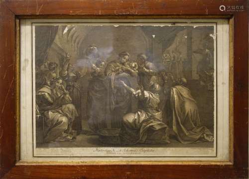 "Natività" stampa da Carraccicm. 39x29