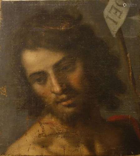 "San Giovanni Battista" olio sec.XVII