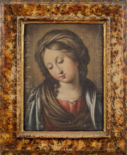 "Madonnina" olio sec.XVIII, cornice coeva in