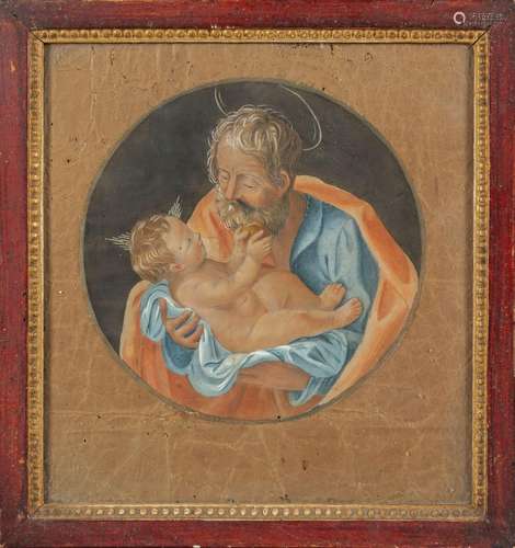 Scuola italiana sec.XVIII "San Giuseppe e il