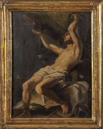 Da Mattia Preti "San Sebastiano" oliocm. 50 X