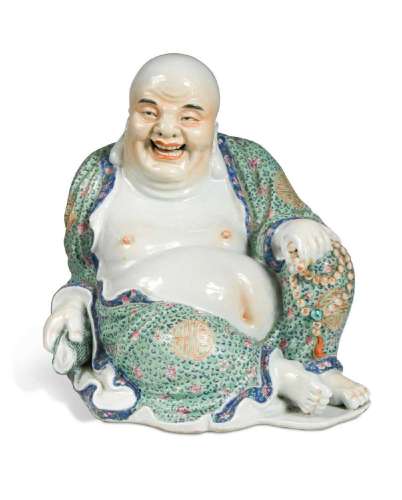 A Chinese porcelain model of Putai, Republic Period circa 19...