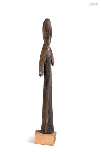 A Chinese wood tomb figure,
