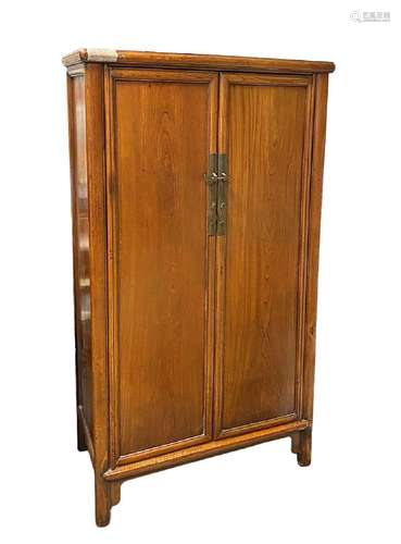 A Chinese Ming style wardrobe, 20th century,