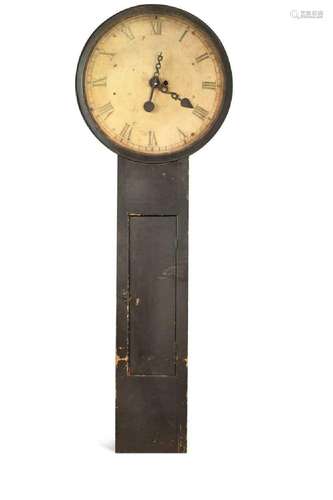 A Tavern timepiece wall clock, early 19th century,