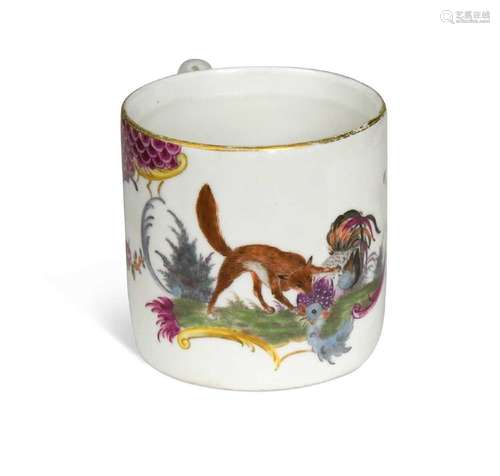 A Meissen coffee can, circa 1770,