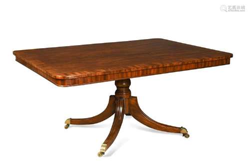 A Regency mahogany breakfast table,