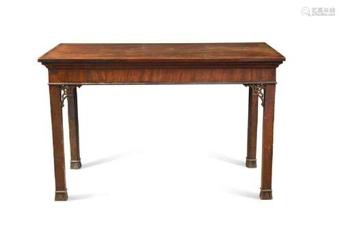 A George III mahogany serving table,