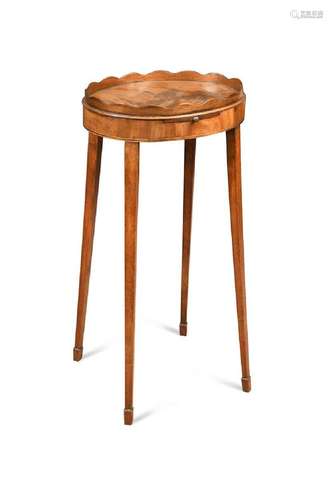 A Regency mahogany urn stand,