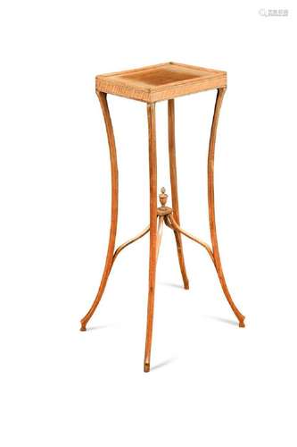 A satinwood jardinere stand, 19th century,