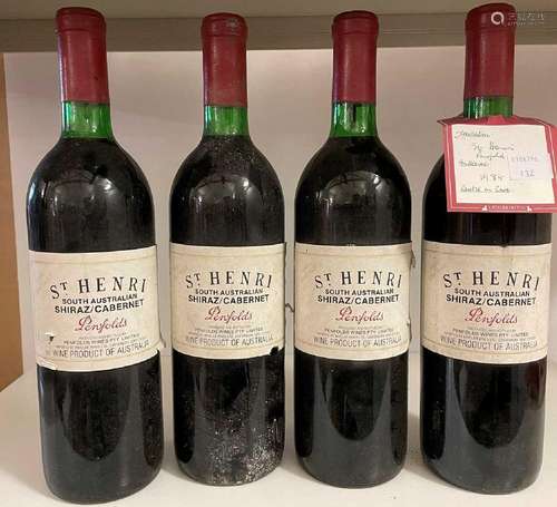 Penfolds St Henri Shiraz Cabernet 1984,