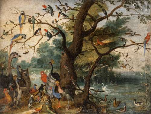 Ecole FLAMANDE vers 1650, entourage de Jan van KESSEL