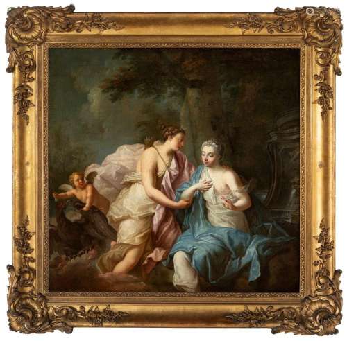 French school of ca. 1730."The nymph Callisto seduced b...