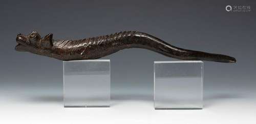 Handle in the form of a dragon, 16th century.Wrought iron.