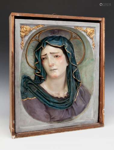 Andalusian School of the 18th century."Sorrowful Virgin...