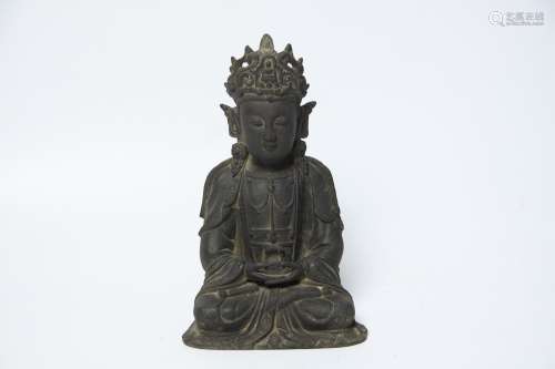 明 佛陀銅像