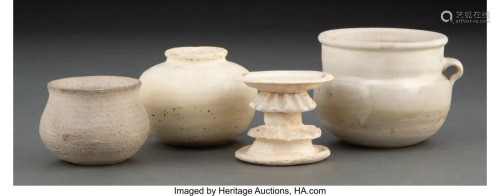 A Group of Four Chinese Ding Ware Miniature Vess