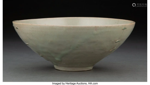 A Korean Celadon Glazed Bowl, Koryo Dynasty 2-3/