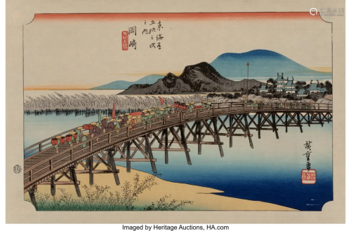 Utagawa Hiroshige I (Japanese, 1797-1858) 'Okaza