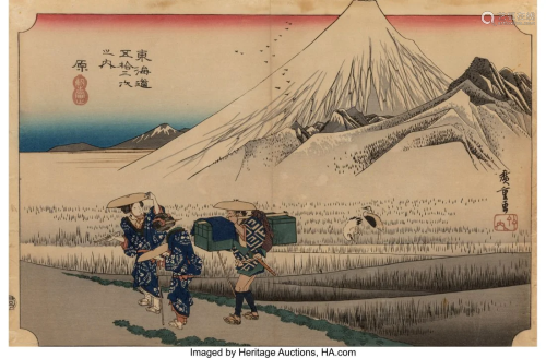 Utagawa Hiroshige I (Japanese, 1797-1858) Hara: