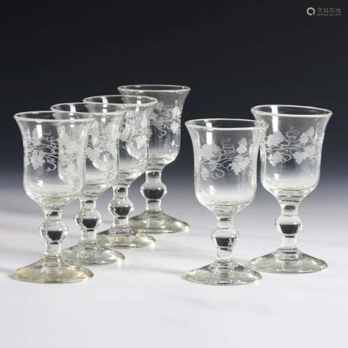 6 GOBLETS.