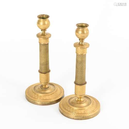 PAIR OF CANDLESTICKS.