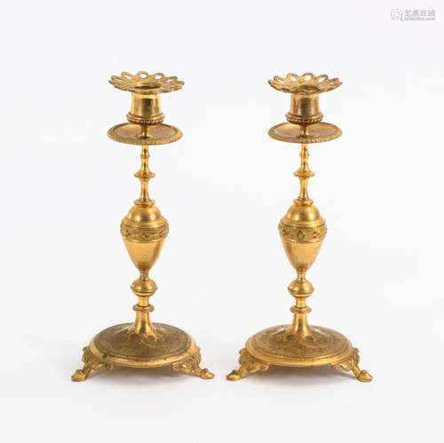 PAIR OF CANDLESTICKS.