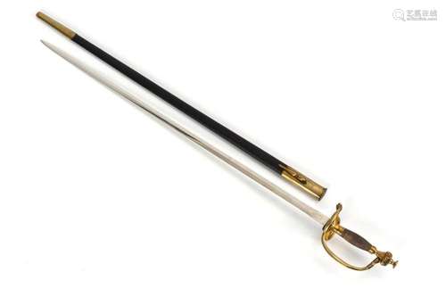 PRUSSIAN RAPIER WITH SCABBARD.