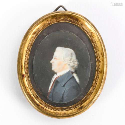 MINIATURE: PORTRAIT OF A MAN.