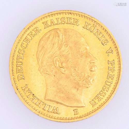 5 MARK, PRUSSIA, 1877.