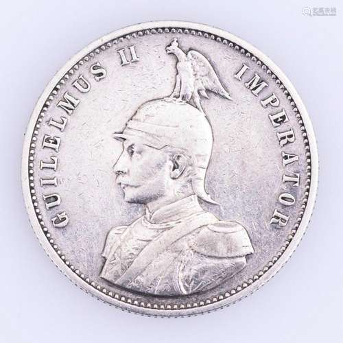 1 RUPEE, GERMAN EAST AFRICAN SOCIETY, 1890.