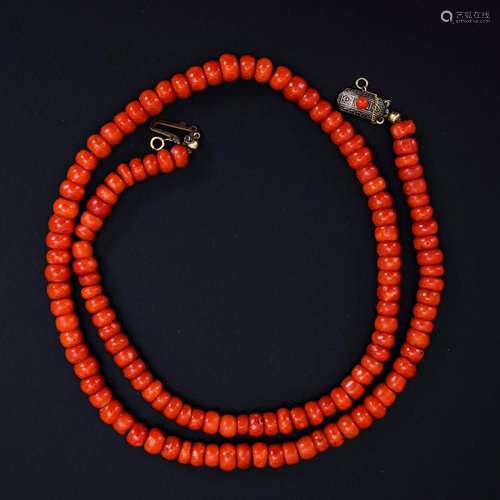 CORAL NECKLACE.