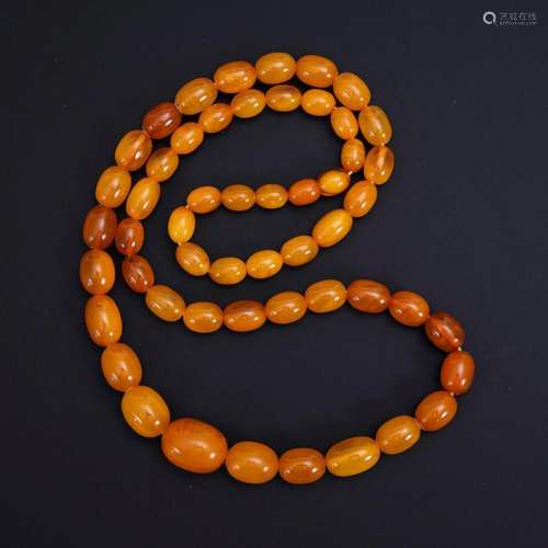 AMBER NECKLACE.