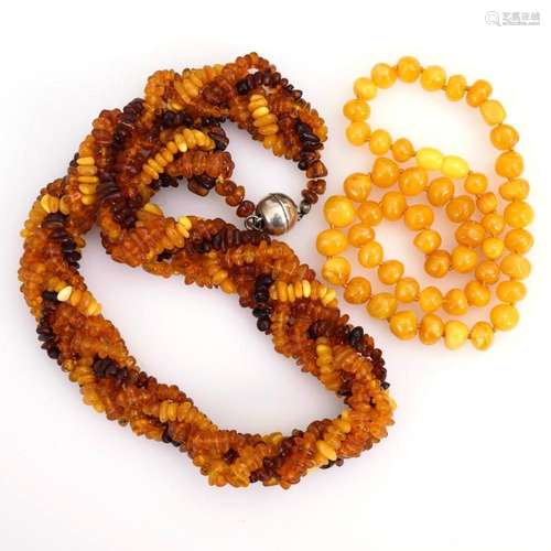 2 AMBER CHAINS.