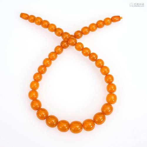 AMBER NECKLACE.