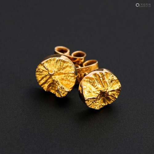 FINNISH PAIR OF STUD EARRINGS LAPPONIA.