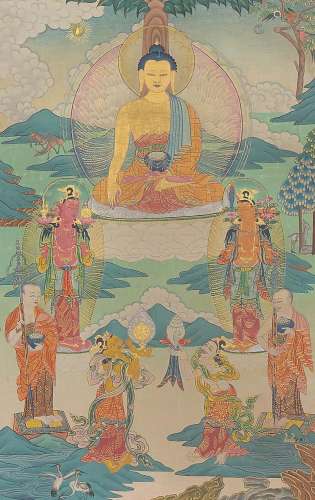 Thangka des Buddha Shakyamuni