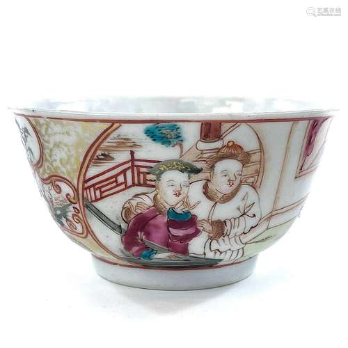 A Chinese famille rose porcelain tea bowl, 18th century, hig...