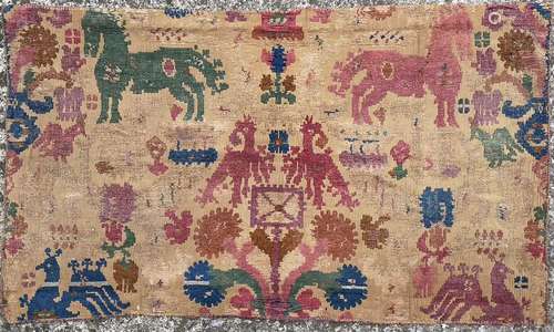 A kuba cloth, 66 x 116cm.From a local private collection bou...