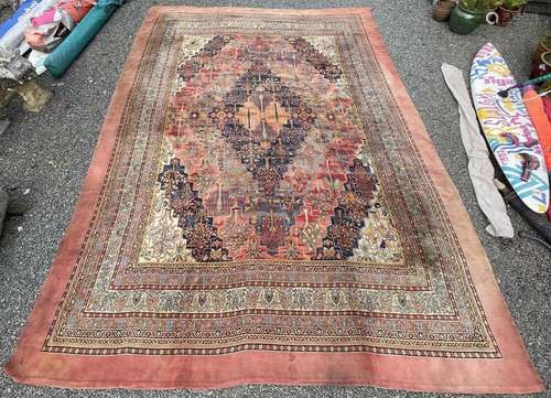 A Persian design chenille carpet, circa 1920s, 527 x 392cma ...