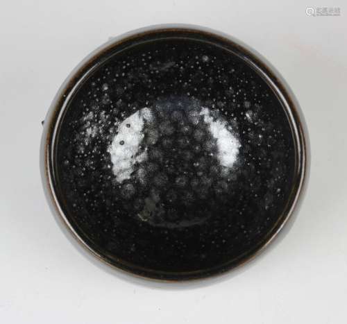 A Chinese dark brown glazed stoneware bowl