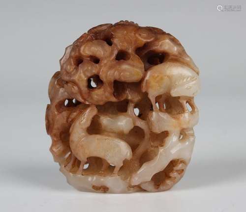 A Chinese Ming style jade finial