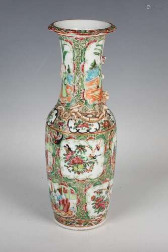 A Chinese Canton famille rose porcelain vase