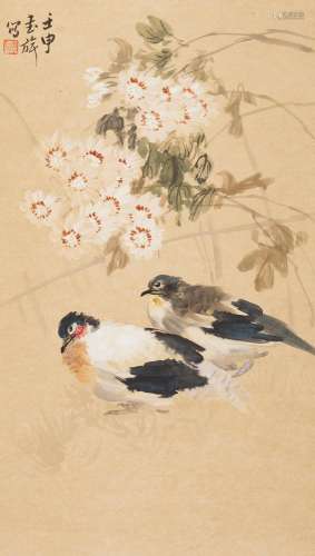 ZHANG SHUQI (1900-1957) Birds and Flowers