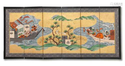 ANONYMOUS The Genpei WarEdo period (1615-1868), probably 19t...