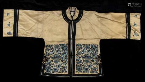 AN EMBROIDERED SILK FEMALE JACKET
China, Qing dynasty, late ...