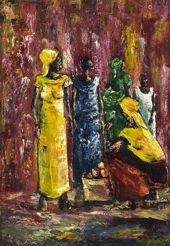 A COLOURS ON CANVAS PAINTING WITH FEMALE FIGURES
Africa, sec...