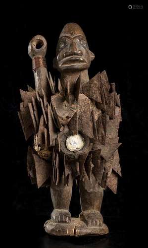 A WOOD, METAL AND GLASS ANTHROMORPHIC POWER FIGURE
Democrati...